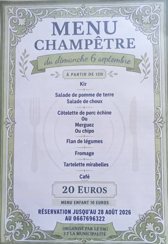 Saint Lubin fête de village