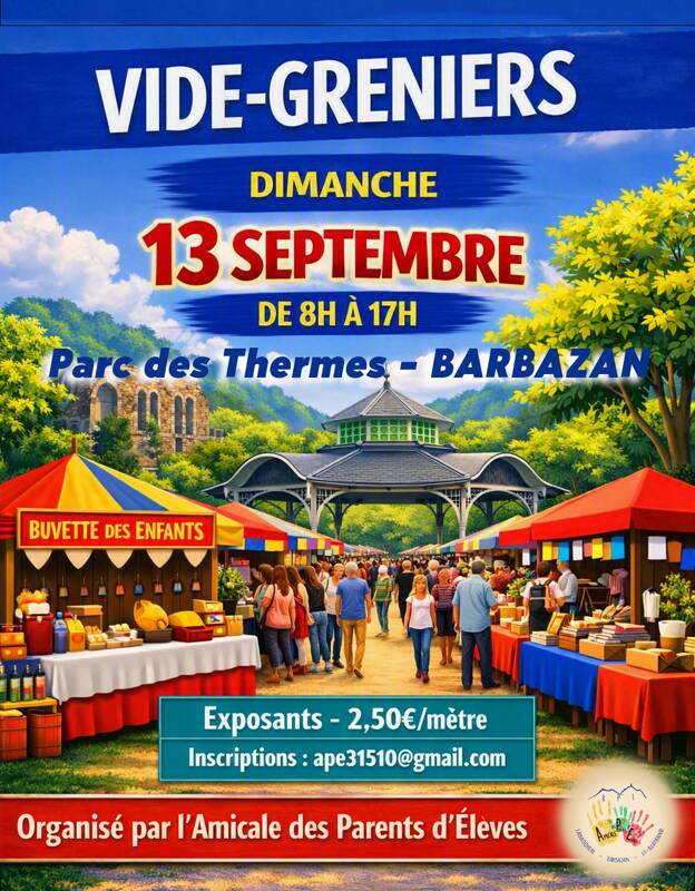 Grand Vide-Grenier de Barbazan (Asso des Parents)