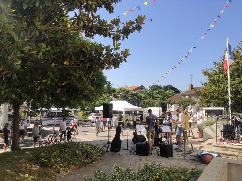 Marché animé