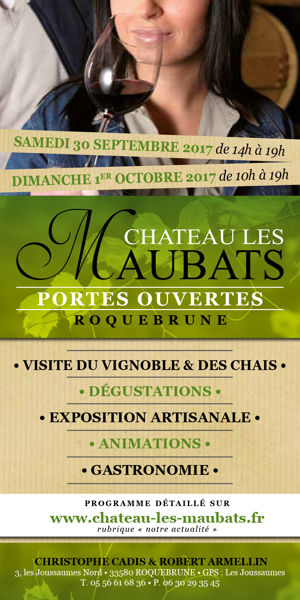 PORTES OUVERTES AU CHATEAU LES MAUBATS