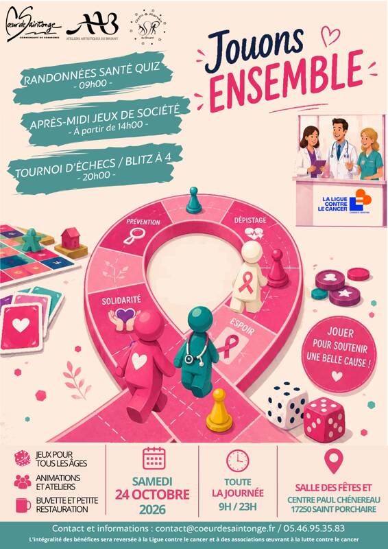 Octobre Rose, randos et jeux