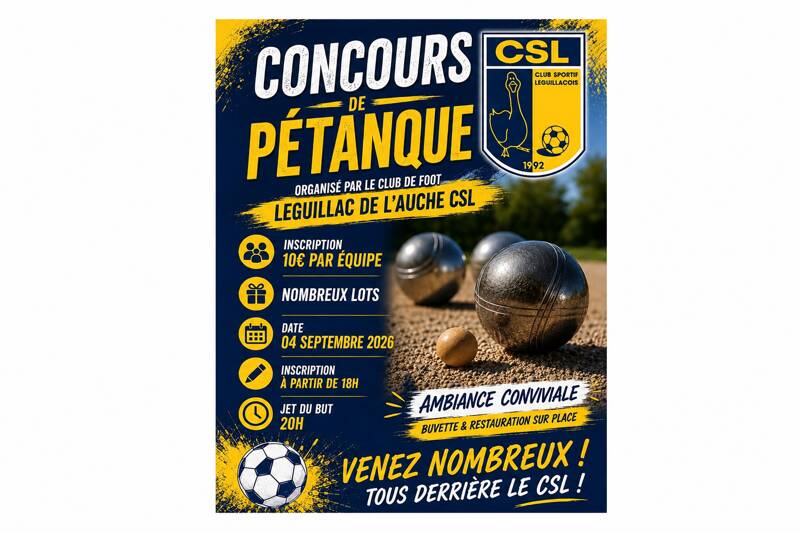 Concours de pétanque