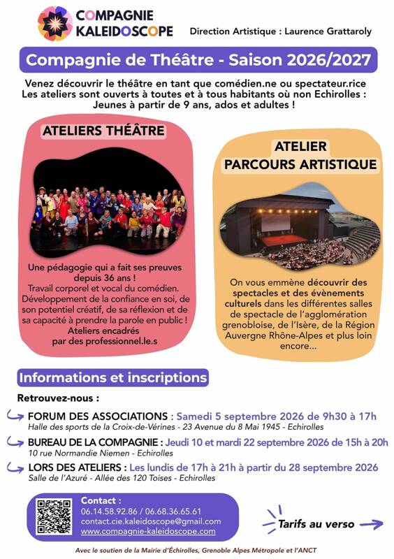 Ateliers théâtre à Echirolles