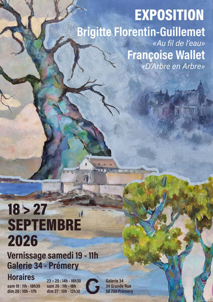 Exposition Brigitte Guillemet et Françoise Wallet
