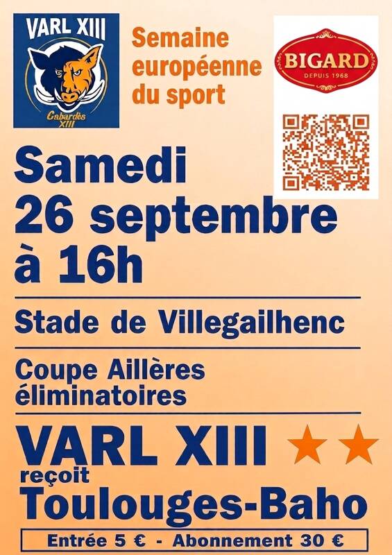 1er tour de la coupe Georges Aillères