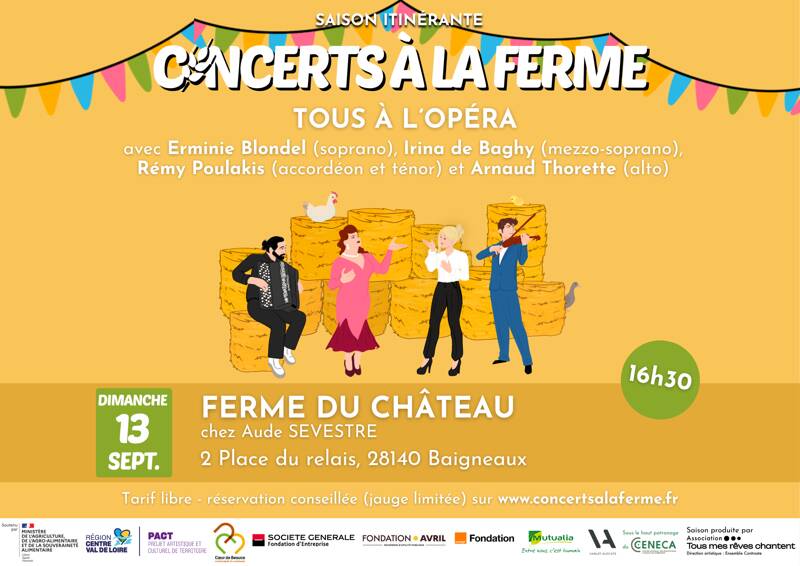 Concerts à la ferme - Ferme du Château, Baigneaux