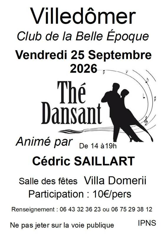 Thé dansant du club de la Belle Époque