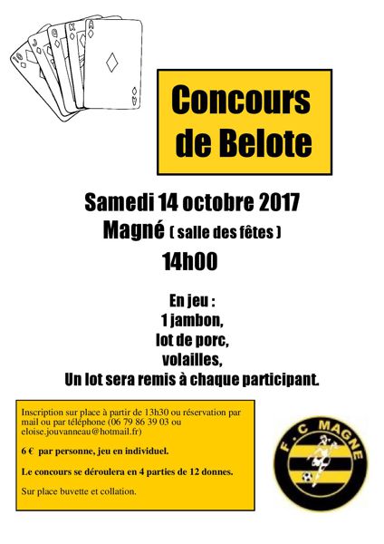 Concours de belote