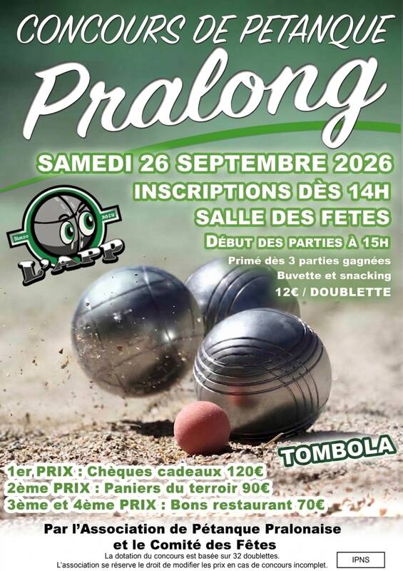 Concours de pétanque