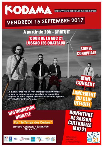 Concert de Kodama - Lussac les Chateaux
