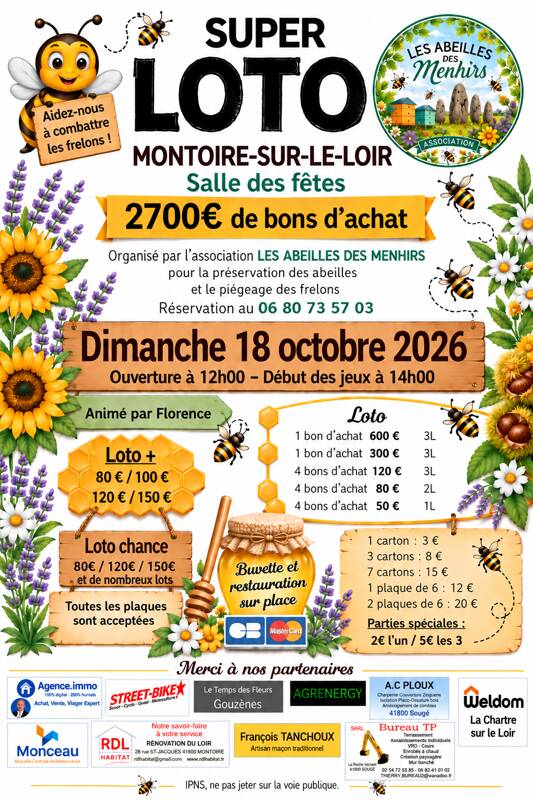 Super loto + 2700€ de bons d'achat