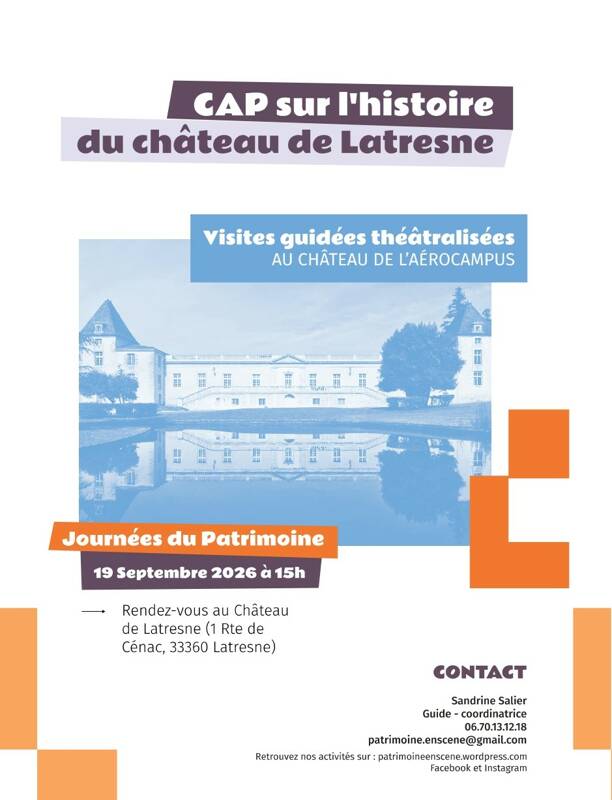 Visite théâralisée du château de Latresne