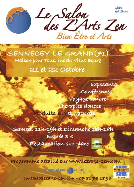 Salon des Z'Arts Zen Sennecey-le-Grand (71)