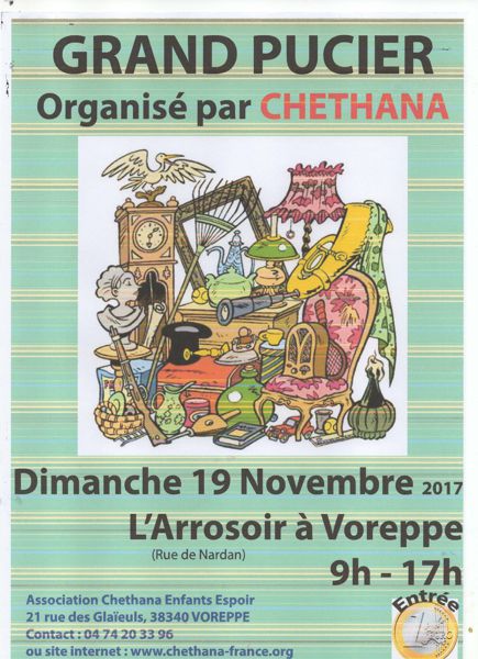 Grand Pucier Association Chethana Enfants Espoir Voreppe