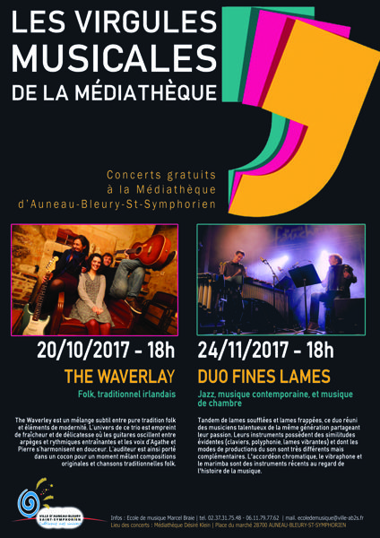 Concert gratuit : Virgules musicales de la Médiathèque