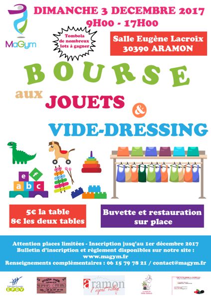 Bourse aux jouets et vide-dressing