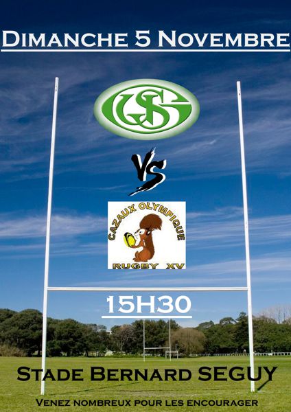 Match US Galgon Rugby - Cazaux Olympique