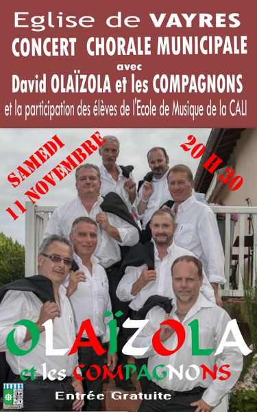 CONCERT CHORALE MUNICIPALE de VAYRES