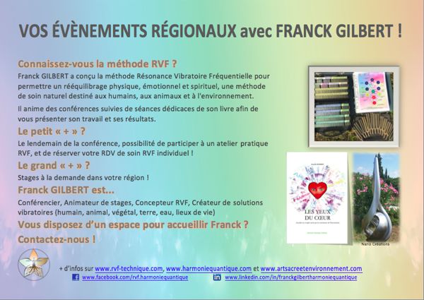 Conférence Résonnance Vibratoire Fréquencielle