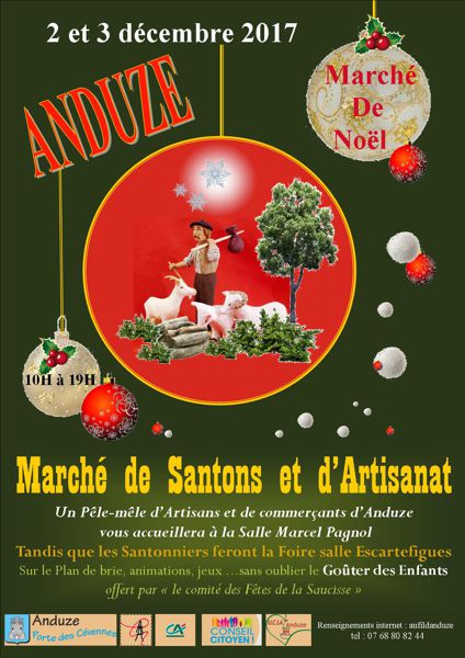 MARCHE DE NOEL SANTONS ET TRADITIONS ANDUZE