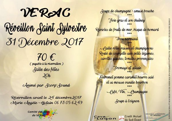 REVEILLON DE LA SAINT SYLVESTRE