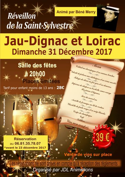 Le Réveillon de la Saint-Sylvestre de Jau-Dignac et Loirac