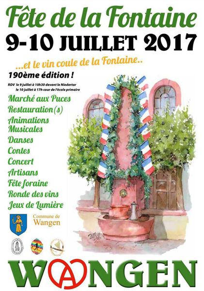 190ème Fête de la Fontaine de Wangen