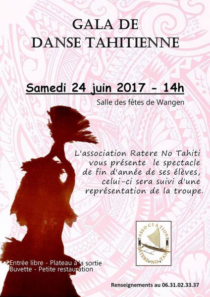 Gala de danse Tahitienne - Wangen