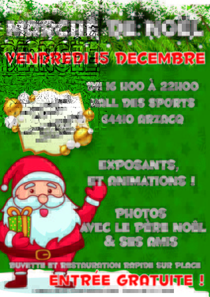 Marché de Noël à Arzacq Arraziguet