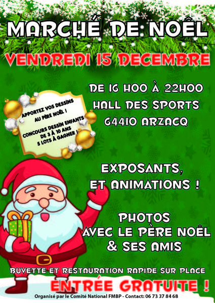 Marché de Noël à Arzacq Arraziguet