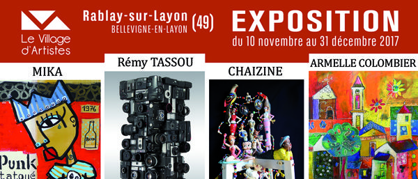 Dernière exposition de la saison 2017 au village d'artistes