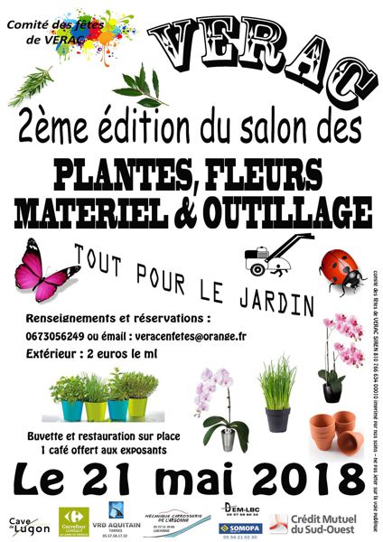 2ème SALON DES FLEURS, PLANTES, MATERIEL & OUTILLAGE