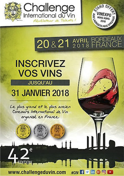 Challenge International du Vin 2018