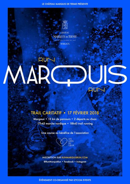 Trail Nocturne Caritatif et Marche Nordique : Run Marquis run par le Château Marquis de Terme