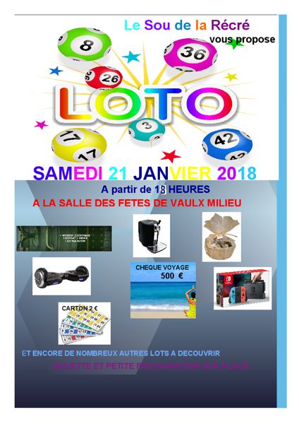 Loto la récré du sou