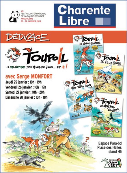 Dédicace - Serge Montfort - BD TOUPOIL