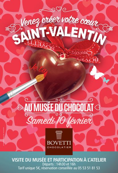 La Saint-Valentin au Musée du Chocolat Bovetti