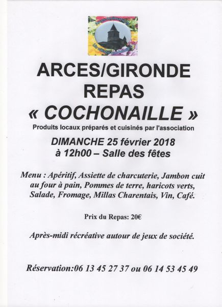 repas cochonailles