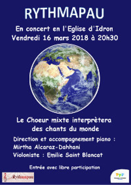 Concert le 16 mars en l'Eglise d'Idron