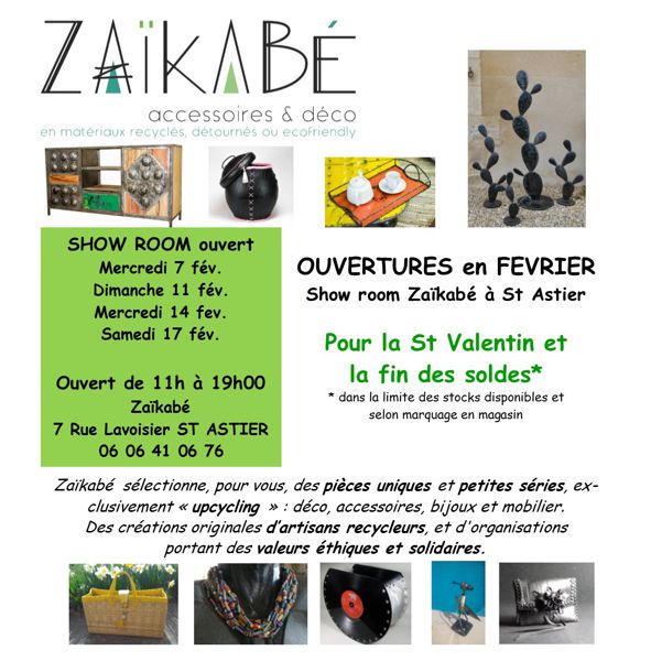 Ouverture showroom Zaïkabé