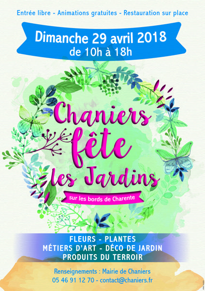 Chaniers fête les Jardins