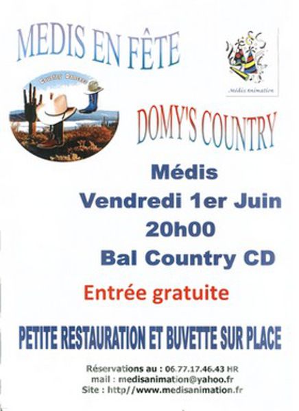 Lors de Médis en Fête Bal Country