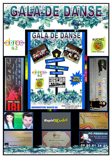 Gala de danse organise par Generation Dance 62