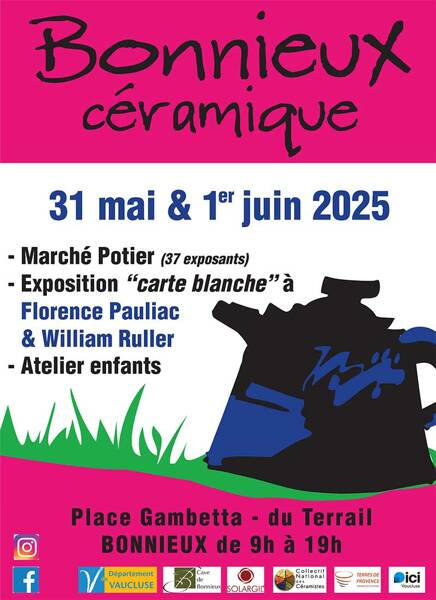 34ème Bonnieux Céramique - Marché Potier