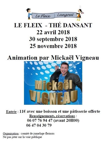 Thé dansant - Animé par Mickaël Vigneau