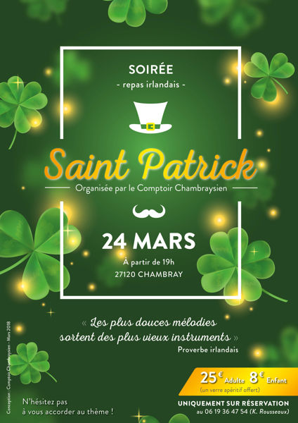 Soirée dansante St Patrick