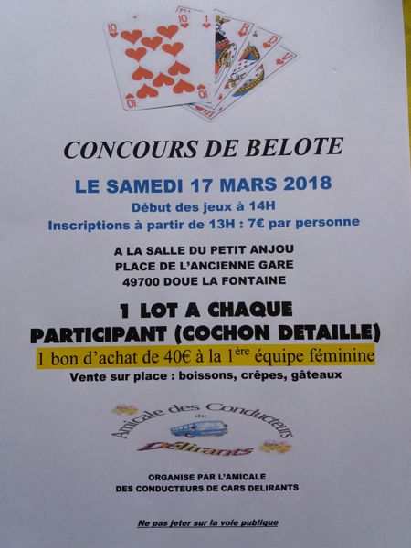 concours de belote