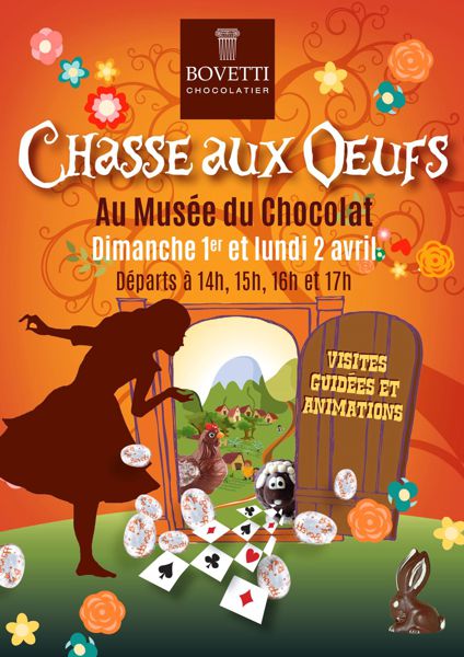 Chasse aux œufs au Musée du Chocolat Bovetti