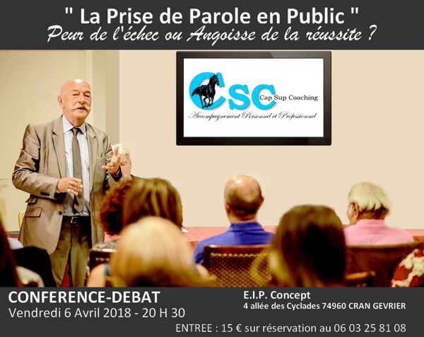 LA PRISE DE PAROLE EN PUBLIC