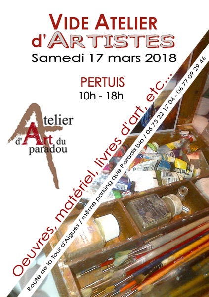 VIDE ATELIER D'ARTISTES